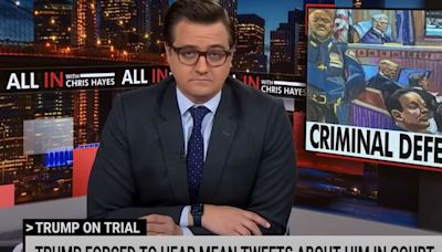 Chris Hayes Checks On Trump's 'Fragile Ego' After Hearing 'Mean Tweets' About Himself