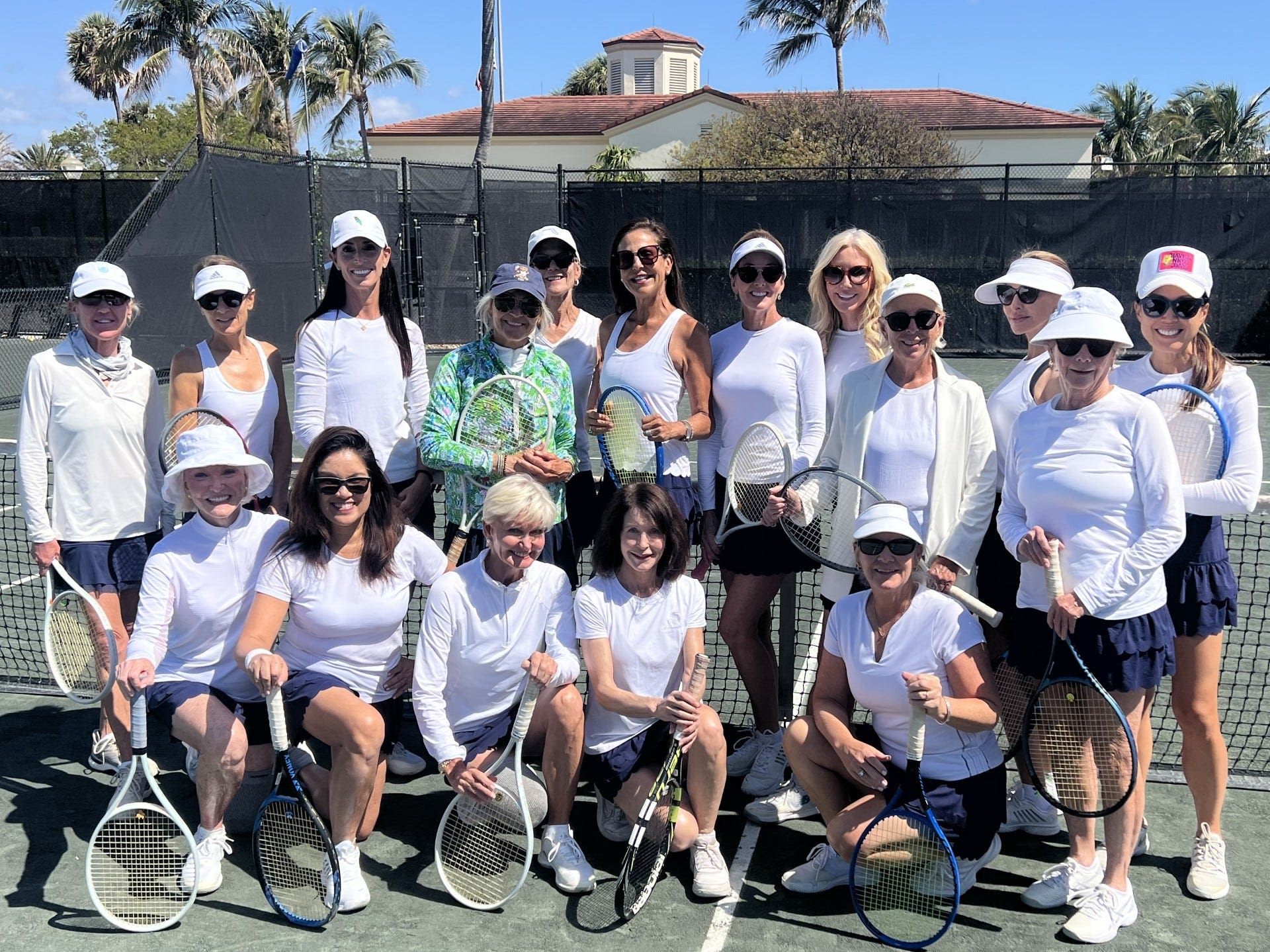 Palm Beach women's tennis teams win big in county league