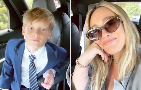 Hilary Duff Shares Video of Son Luca, 12, Heading to Graduation: ‘Got My Waterproof Mascara On’