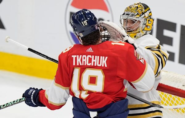 Panthers’ Matthew Tkachuk has ‘tons of respect’ for David Pastrnak after fight with Bruins star in ‘spicy’ Florida win