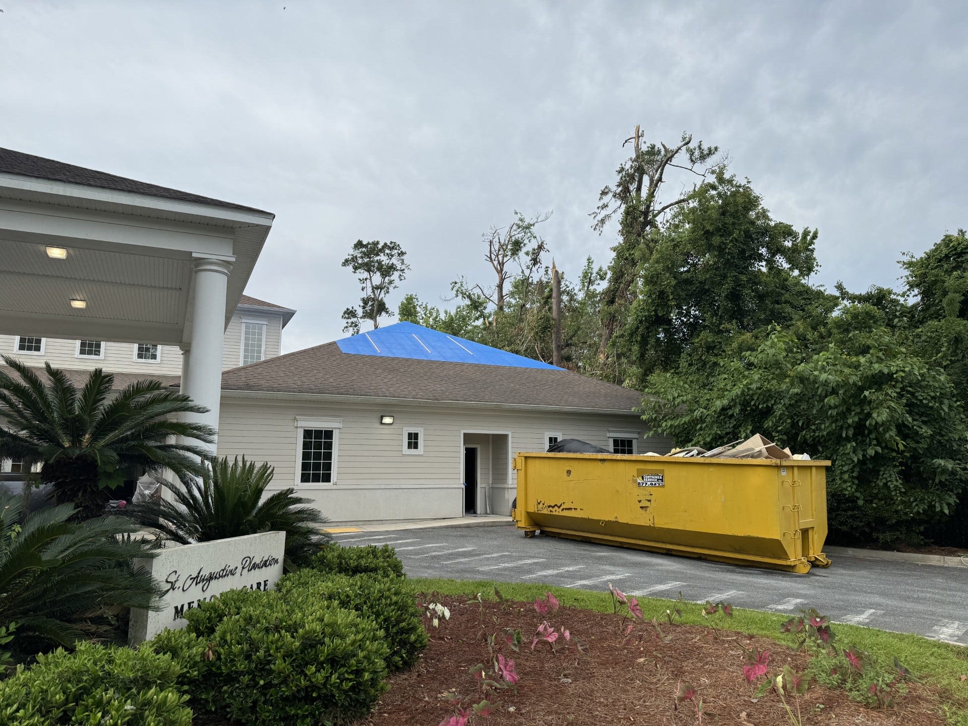 St. Augustine Plantation Senior Living looks at months of restoration after tornadoes