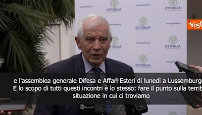 Borrell per il G7 Esteri a Capri: “È un posto molto carino, ma il mondo non è così. Molti posti si trovano in una situazione rischiosa”