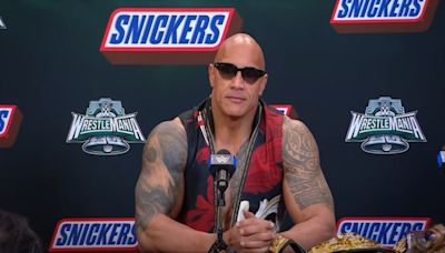 The Rock Reacts To Clip Of Him Inviting Child And His Brother On Stage