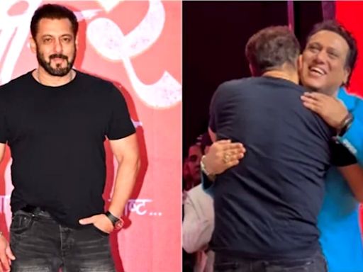Salman Khan Dances a Little Before Hugging Govinda, WATCH