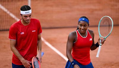 Coco Gauff's time at Paris Olympics ends with loss in mixed doubles tennis tournament
