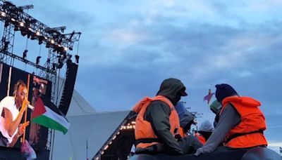 Banksy slams Home Secretary’s criticism of his Glastonbury small boats artwork