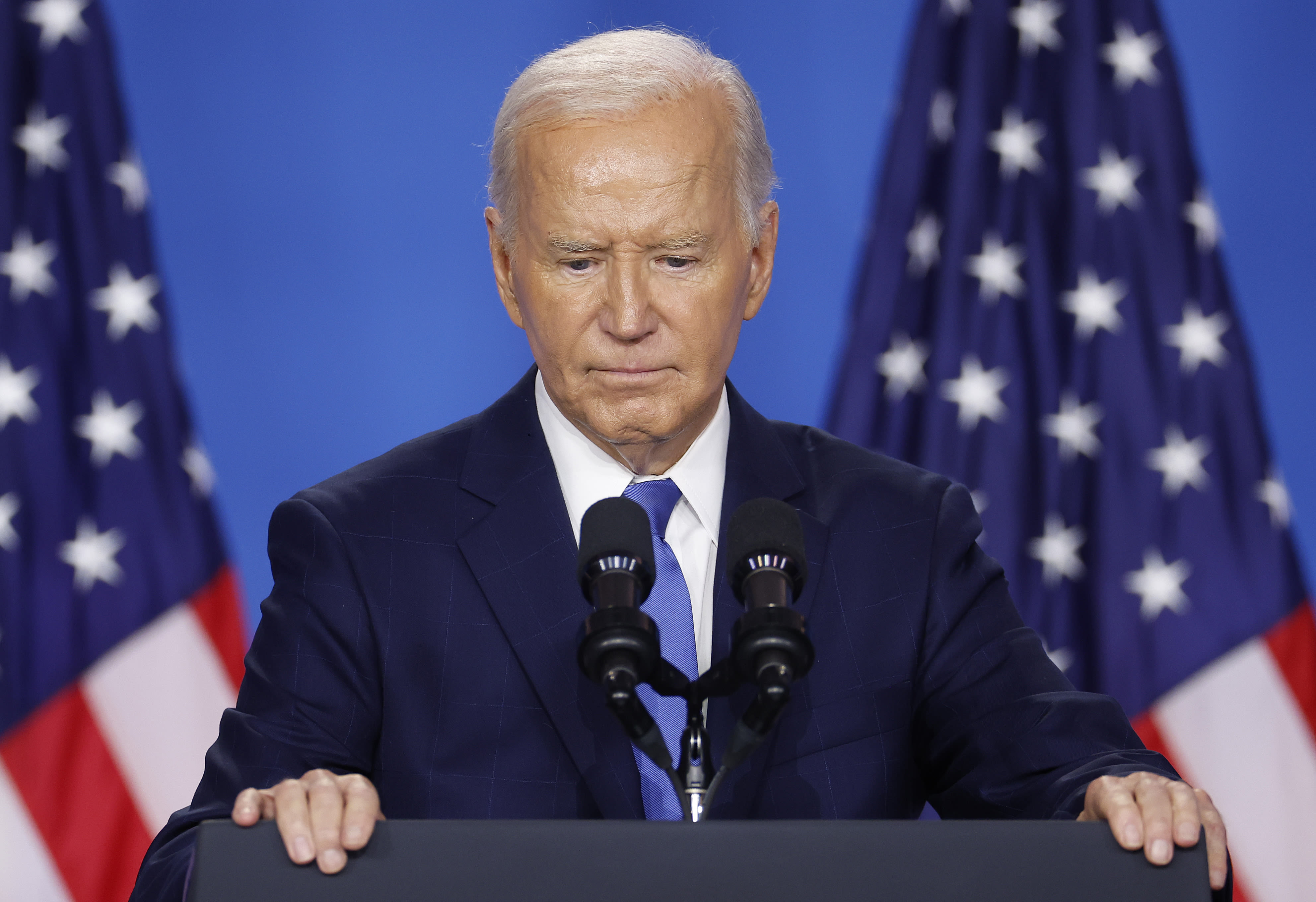 Joe Biden press conference reactions highlight Democratic Party divisions