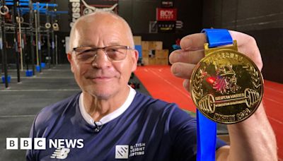 Somerset weightlifter, 67, wins gold at European Championships