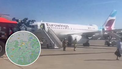 Flight carrying hungover England fans from Euros makes emergency landing after 'undefined smell' wafts through cabin
