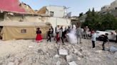 Palestinian bride holds wedding at ruins of her Jerusalem house demolished by Israeli authorities