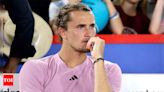 Alexander Zverev injury not healed, but confident for Paris title defence | Paris Olympics 2024 News - Times of India