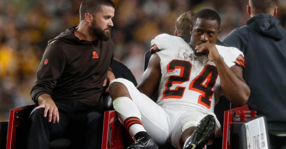 When Will Browns' Chubb Return From Injury? Analyst Reacts to Workout Video