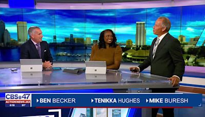 Action News Jax’s Tenikka Hughes welcomes Ben Becker to evening newscasts as her new co-anchor