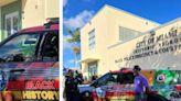 Miami Police Department unveils new cruiser covered in images of Africa for Black History Month
