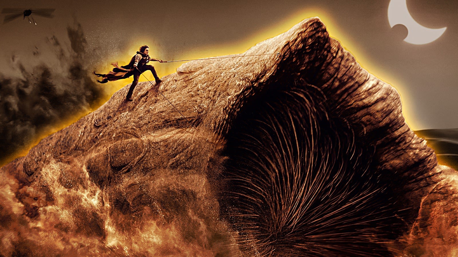 Dune's Source Material Proved Worthless When It Came To Riding Sandworms - SlashFilm