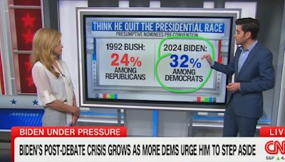 ‘Stayed In And Lost’: CNN Data Guru Warns Biden’s Support Right Now Echoes George HW Bush