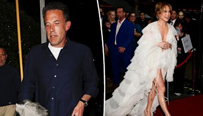 Ben Affleck spotted wearing wedding ring as he skips Jennifer Lopez’s second ‘Atlas’ premiere