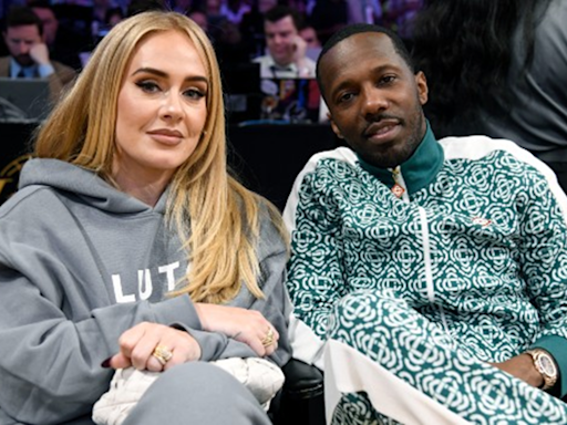 Adele Sparks Engagement Rumours With Rich Paul As She Steps Out With Giant Diamond Ring