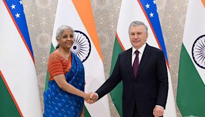 FM Nirmala Sitharaman discusses enhancing bilateral cooperation with Uzbekistan President