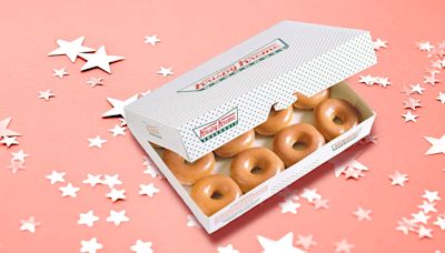 Krispy Kreme is selling a dozen doughnuts for 87 cents — but only for one day