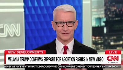 Anderson Cooper Rendered Speechless by Melania’s Book Promo