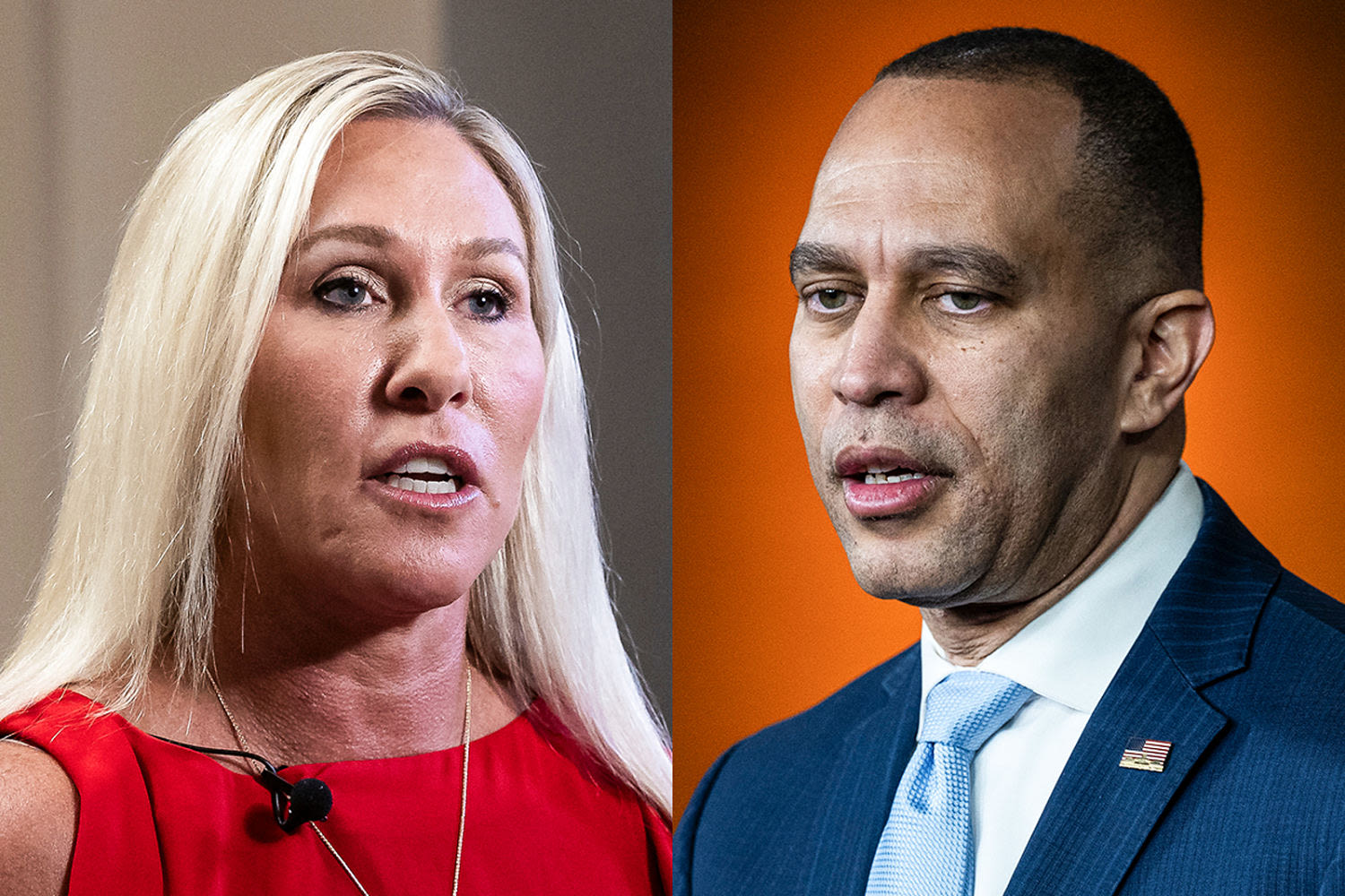 Opinion | Hakeem Jeffries is the beneficiary of Marjorie Taylor Greene's latest stunt