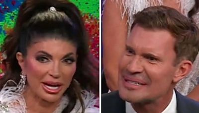 Teresa Giudice puts Jeff Lewis on blast during the 'WWHL' 15th anniversary special: "Tell everybody why you said sorry to me"