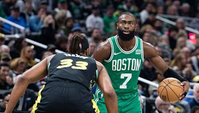 Celtics' Jaylen Brown reveals message to Myles Turner after Game 4 scuffle