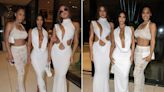 Kim And Khloe Kardashian's Bold White Party Dresses Turned The Hamptons Into The Ultimate Party Capital