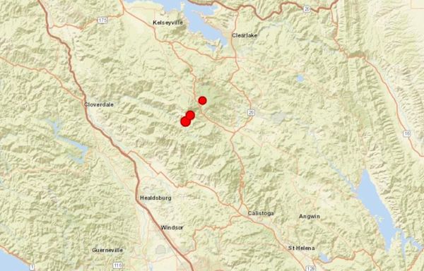 3 earthquakes including a 4.3 magnitude rattle Sonoma, Lake counties this morning | Map