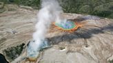 New mud-slinging thermal feature at Yellowstone is spewing scalding hot muck