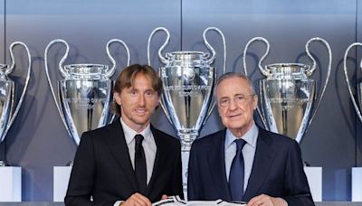 Oficial: Modric renueva con el Real Madrid hasta 2025