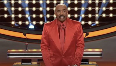 Steve Harvey Shocked by ‘Celebrity Family Feud’ Answers to ‘Who is the Greatest Rapper of All Time?’