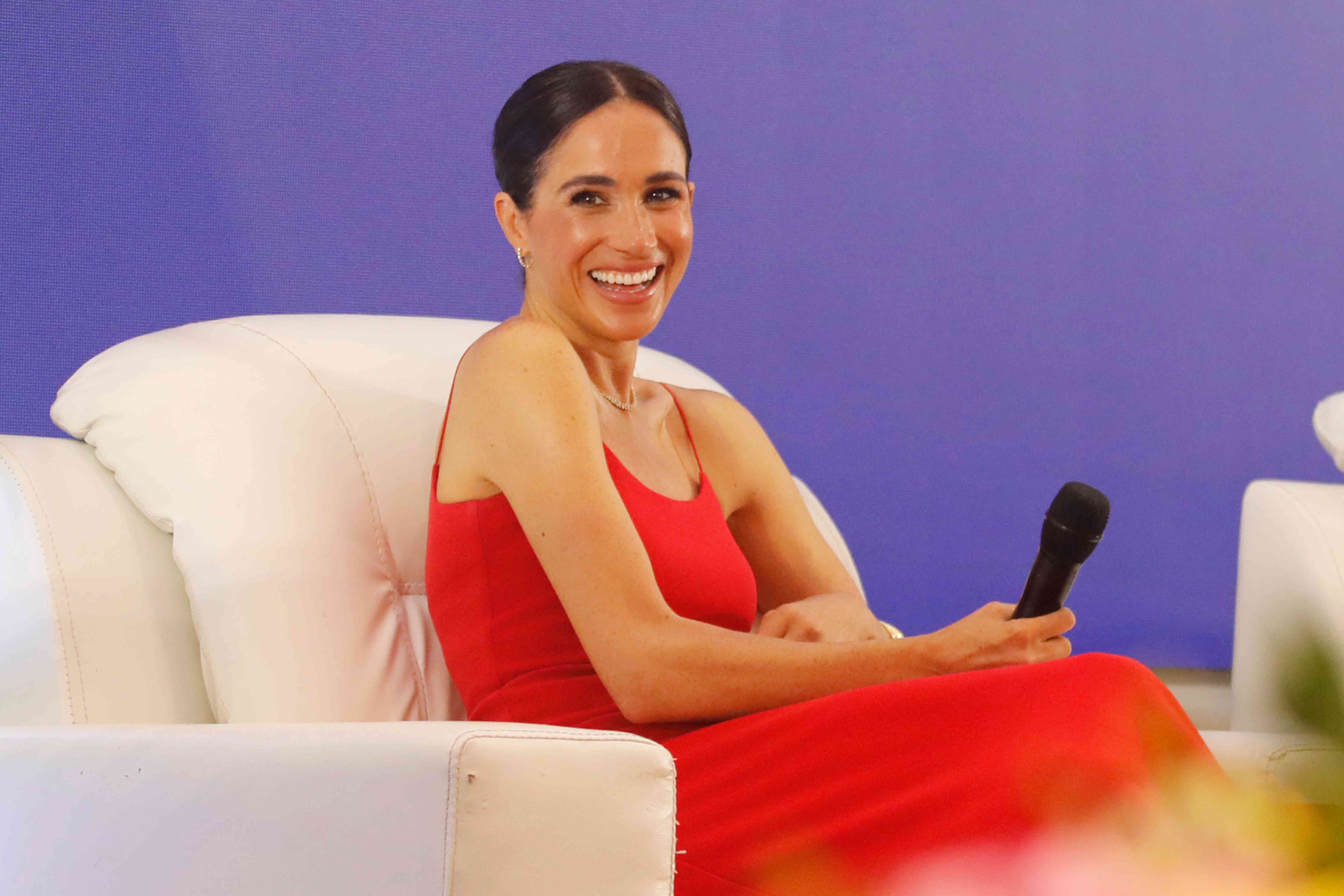 Meghan Markle's Bold Red Dress Had a Romantic Detail That's So Smart for Summer