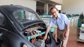 UNI convierte antiguo Volkswagen en un vehículo eléctrico sostenible