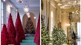 Trump shares article saying Melania put up better Christmas decorations in the White House than Jill Biden