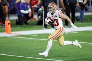 NFL 49ers sign McCaffrey to two-year extension through ’27 | FOX 28 Spokane