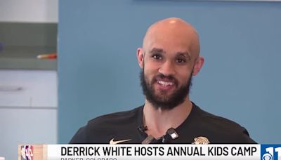 Derrick White returns to hometown as a NBA champion for annual kids camp