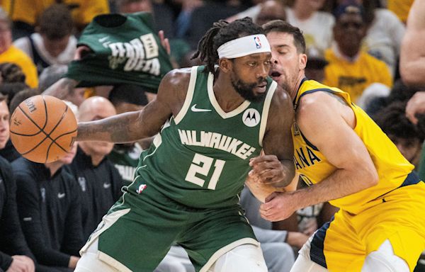 Patrick Beverley tells reporter not to interview him after Game 6 loss vs Indiana Pacers, throws ball at Pacers fan