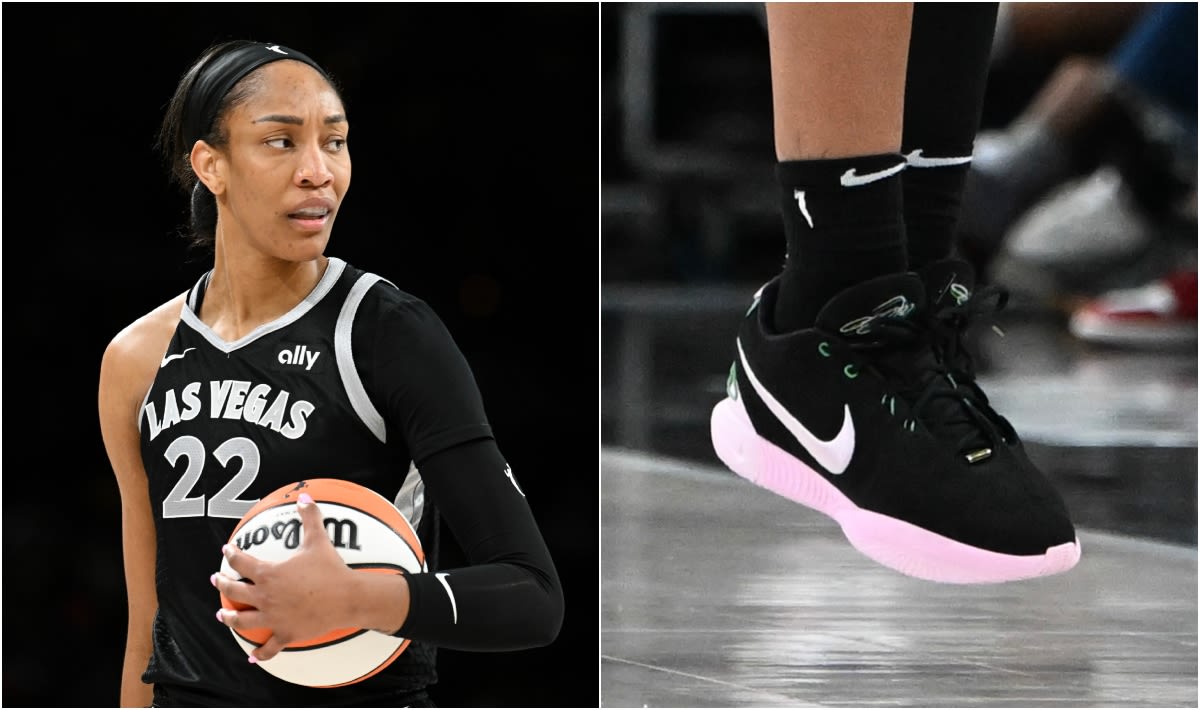 A’ja Wilson Wore Exclusive Nike LeBron Sneakers Inspired by Her Sorority