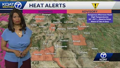 Heat advisory across New Mexico, including Albuquerque