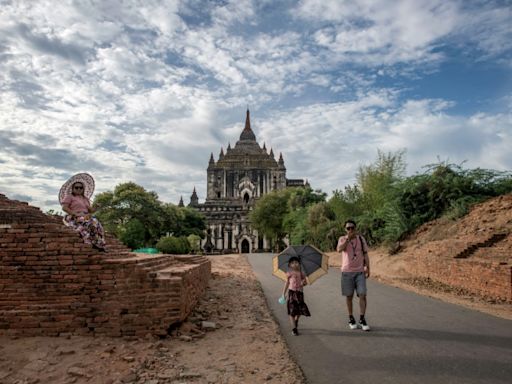 Myanmar temple city pines for tourists as conflict rages