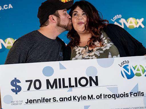 First-time lottery player wins $70M Lotto Max jackpot just days after newborn's arrival: 'My kids are going to have a much better life'