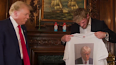 Trump gives mugshot T-shirt to Logan Paul: ‘This is what we’re reduced to’