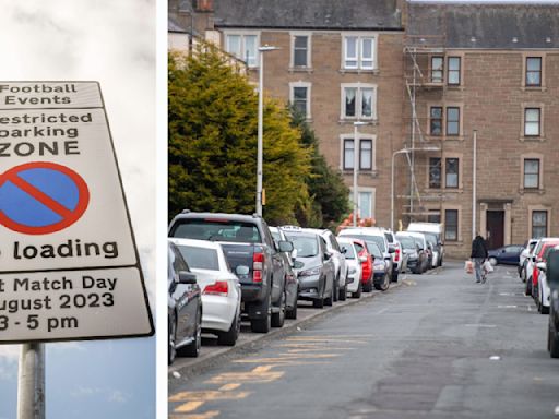 EXCLUSIVE: 1,600 fines issued in first season of Dundee football parking rules as worst streets revealed