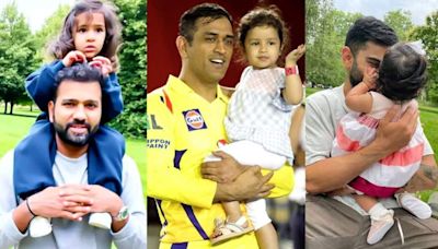 MS Dhoni & Ziva To Virat Kohli &Vamika: 7 Adorable Cricket Father Daughter Duos