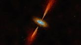 Planet-forming disk spotted around star in another galaxy for the first time