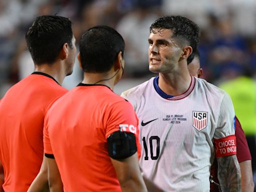 Copa América: Christian Pulisic, USMNT blast referee after loss to Uruguay, curious 'offside goal'