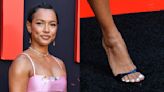 Karrueche Tran Beckons Summer in Dainty Mule Sandals at ‘Monkey Man’ Premiere