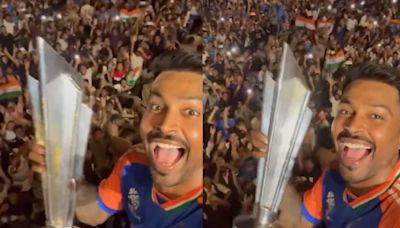 Hardik Pandya Receives Hero's Welcome At Wankhede Months After Being Booed By The Crowd- Watch